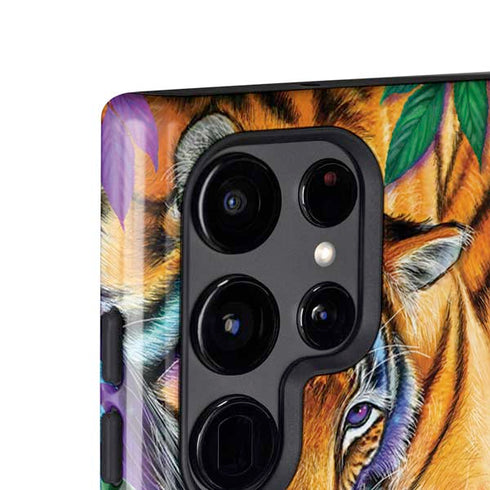 Daydream Galaxy Tigers by Sheena Pike Galaxy S25 Ultra Impact Case